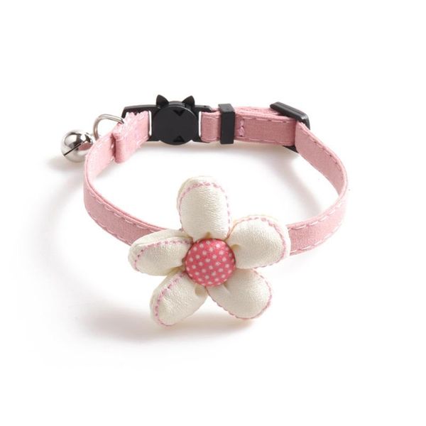 dog collars & leashes cute fabric flower pet collar, made of leather, buckle design, fine workmanship, cat supplies, bell
dog collars & leashes cute fabric flower pet collar, made of leather, buckle design, fine workmanship, cat supplies, bell