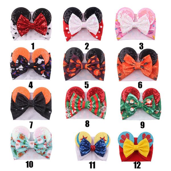 40 designs christmas cartoon mouse ears headband sequins bow headwrap elastic bowknot hairbands hair bows baby wide halloween, Slivery;white
40 designs christmas cartoon mouse ears headband sequins bow headwrap elastic bowknot hairbands hair bows baby wide halloween, Slivery;white