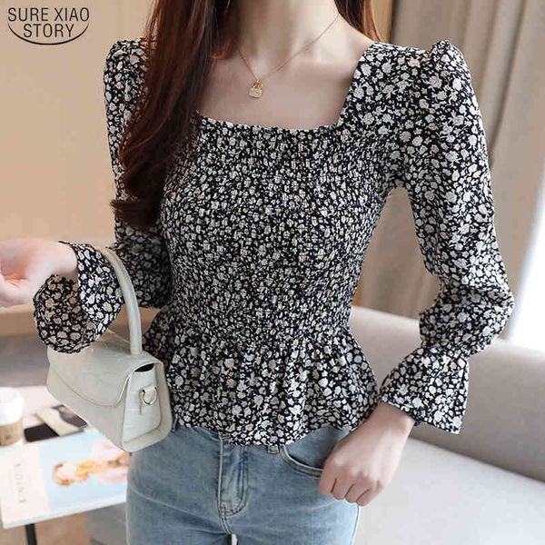autumn office korean print pullover shirt floral flare sleeve chiffon blouse women plus size clothing blusas 10519 210415, White
autumn office korean print pullover shirt floral flare sleeve chiffon blouse women plus size clothing blusas 10519 210415, White