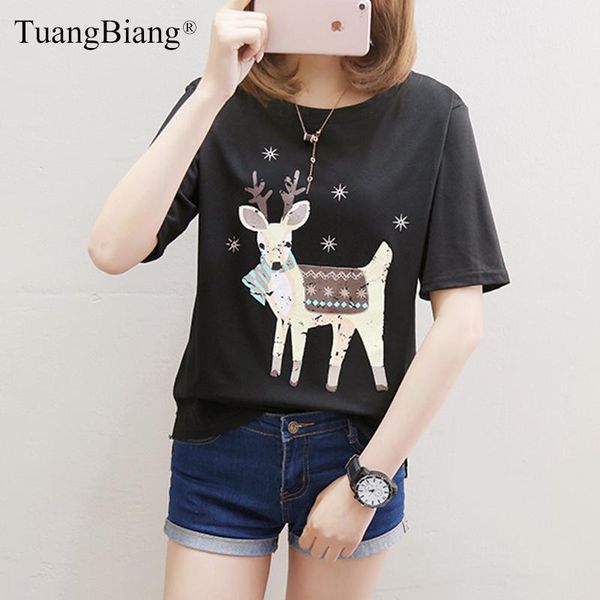 cartoon sika deer print women o-neck cotton t shirts ladies short sleeve spring feminine tee shirt autumn simple 2021 basic women's t-, White
cartoon sika deer print women o-neck cotton t shirts ladies short sleeve spring feminine tee shirt autumn simple 2021 basic women's t-, White