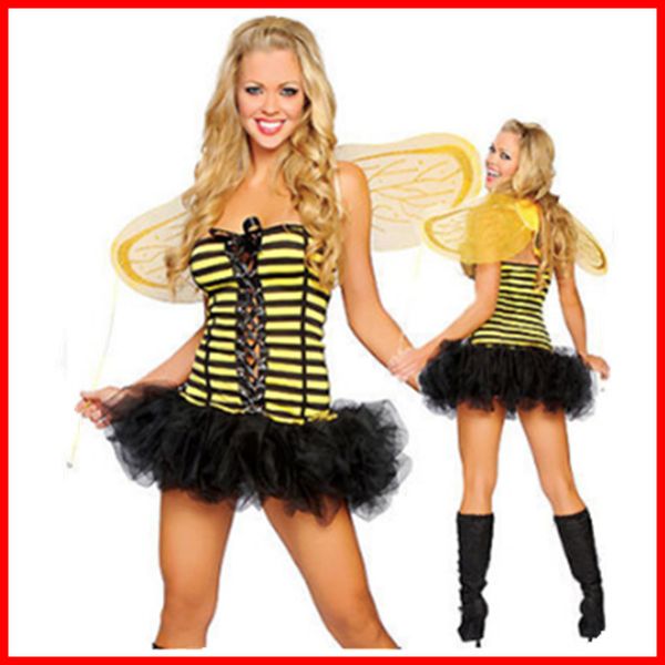 stage carnival costume, halloween cos bee queen tour uniform, allure ds costume, Black;red
stage carnival costume, halloween cos bee queen tour uniform, allure ds costume, Black;red