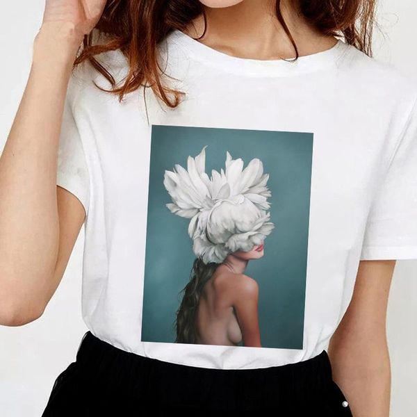 women's t-shirt art fashion woman print white round neck female clothing summer graphic aesthetic tee t shirts
women's t-shirt art fashion woman print white round neck female clothing summer graphic aesthetic tee t shirts