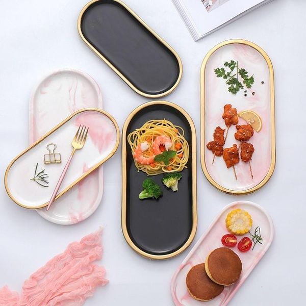 kitchen storage & organization gold plating marble tray ceramic europe charger plates fruit dessert oval dish jewelry decoration platte
kitchen storage & organization gold plating marble tray ceramic europe charger plates fruit dessert oval dish jewelry decoration platte