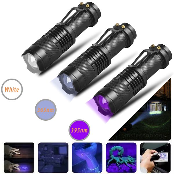 led uv flashlight ultraviolet torch 5w white 395 365 nm with zoom function mini black light pet urine stains detector scorpion hunting
led uv flashlight ultraviolet torch 5w white 395 365 nm with zoom function mini black light pet urine stains detector scorpion hunting