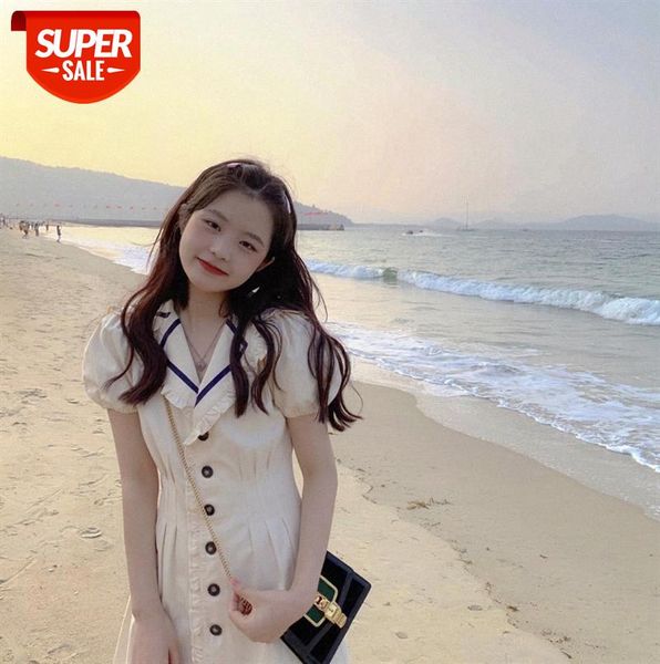 korean version of sweet temperament, age reduction, waist slimming, navy collar, puff sleeves, gentle college style dress 21 #sr8z, Black;gray
korean version of sweet temperament, age reduction, waist slimming, navy collar, puff sleeves, gentle college style dress 21 #sr8z, Black;gray