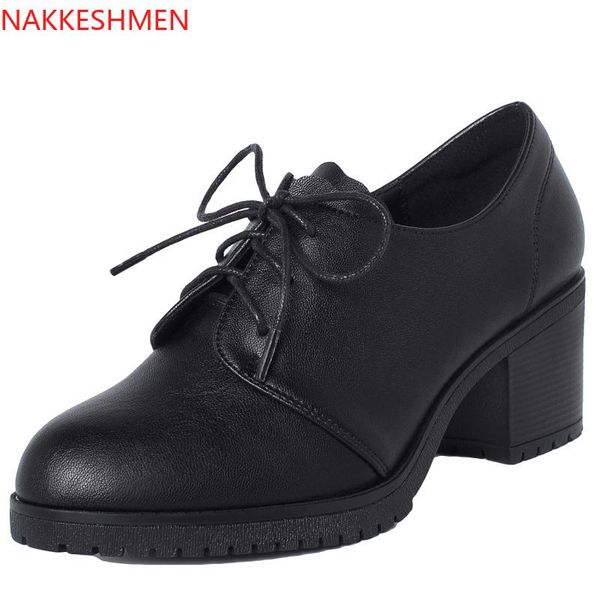 dress shoes 2021europeanand american brock single women's spring and autumn thick heel round head soft leather, Black
dress shoes 2021europeanand american brock single women's spring and autumn thick heel round head soft leather, Black