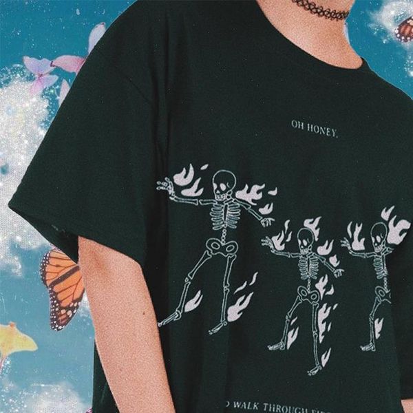 oh honey id walk through women fire you just let me adore skull people printed t shirts harry styles, White
oh honey id walk through women fire you just let me adore skull people printed t shirts harry styles, White