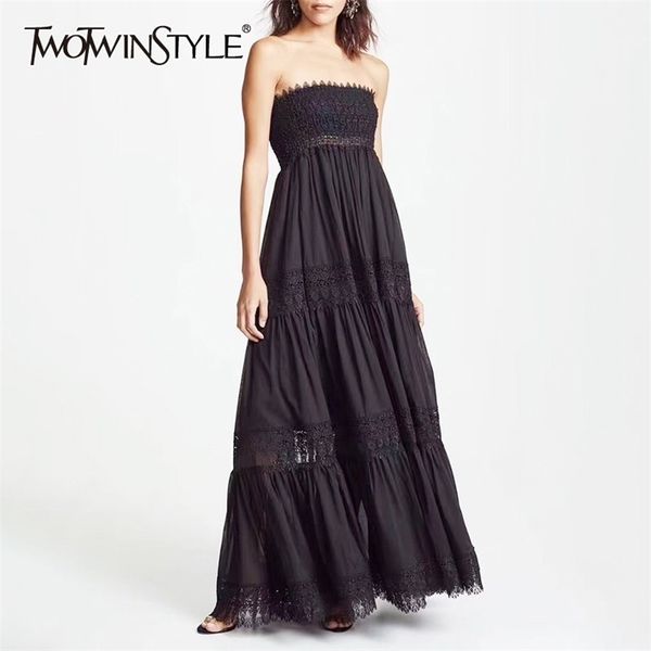 lace patchwork women dress off shoulder strapless high waist ankle length party dresses female fashion 210520, Black;gray
lace patchwork women dress off shoulder strapless high waist ankle length party dresses female fashion 210520, Black;gray
