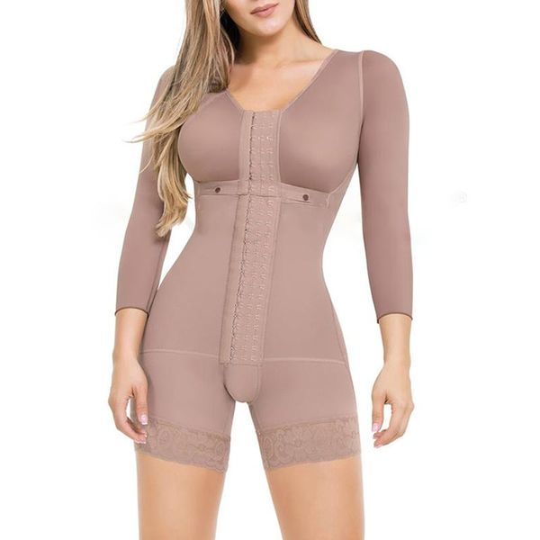 women's shapers corset plus size firm control shapewear open bust body shaper long sleeves skims waist trainer, Black;white
women's shapers corset plus size firm control shapewear open bust body shaper long sleeves skims waist trainer, Black;white