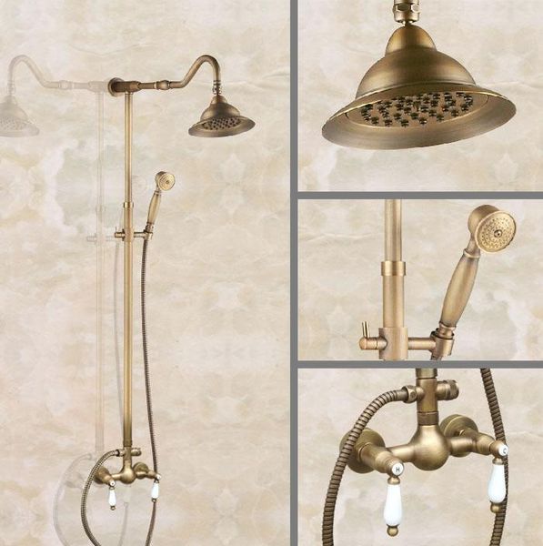 bathroom dual ceramics handles antique brass wall mounted round shower head rain & hand faucet mixer tap set aan515 sets
bathroom dual ceramics handles antique brass wall mounted round shower head rain & hand faucet mixer tap set aan515 sets