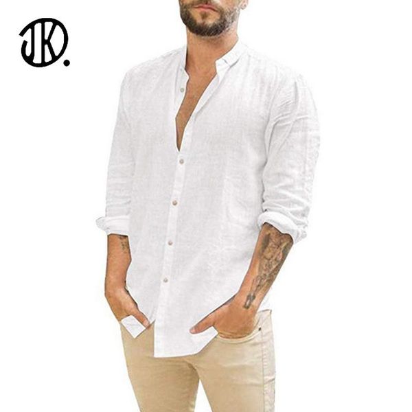 men's t-shirts 2021 solid color button t-shirt casual long-sleeved men linen summer beach style t shirts loose large size man, White;black
men's t-shirts 2021 solid color button t-shirt casual long-sleeved men linen summer beach style t shirts loose large size man, White;black