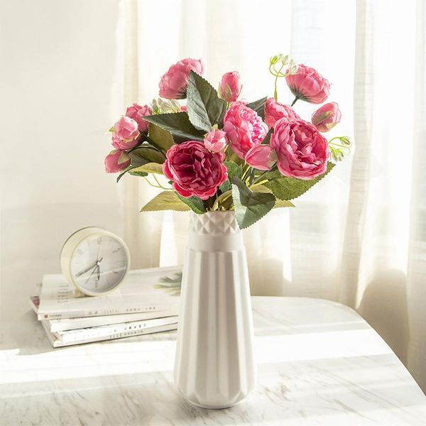 decorative flowers & wreaths home decoration flower artificial wedding bouquet rose plants silk fake roses faux
decorative flowers & wreaths home decoration flower artificial wedding bouquet rose plants silk fake roses faux