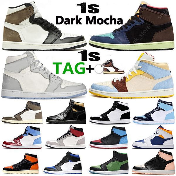 2021 1 1s dark mocha light smok men basketball shoes twist tokyo bio hack obsidian unc chicago women mens sports sneakers
2021 1 1s dark mocha light smok men basketball shoes twist tokyo bio hack obsidian unc chicago women mens sports sneakers