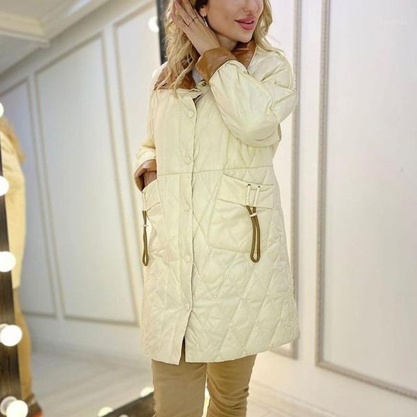 women's down & parkas conkor fashion turn collar women elegant autumn light argyle coats mid length cotton jackets ladies, Black
women's down & parkas conkor fashion turn collar women elegant autumn light argyle coats mid length cotton jackets ladies, Black