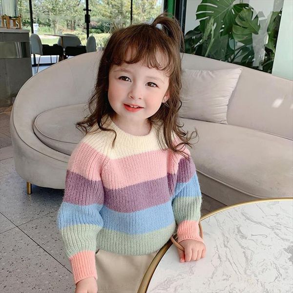 cute winter warm rainbow knitting girls sweaters fashion baby kids toddler teens children clothes, Blue
cute winter warm rainbow knitting girls sweaters fashion baby kids toddler teens children clothes, Blue