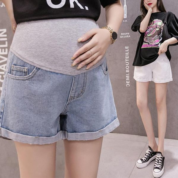 maternity bottoms summer cotton belly short pants pregnant women shorts pregnancy trousers adjustable clothes korean style, White
maternity bottoms summer cotton belly short pants pregnant women shorts pregnancy trousers adjustable clothes korean style, White