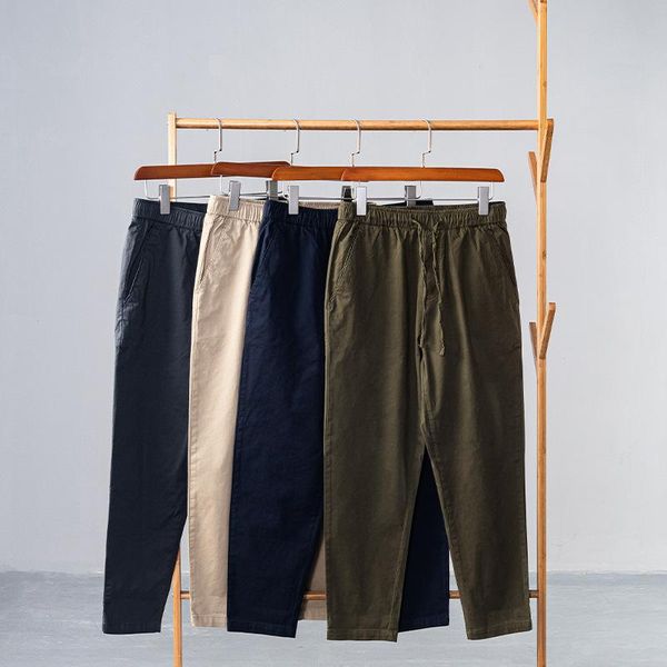 men's pants l8212 summer japan style simple drawstring trousers men trendy tooling mid-waist casual loose all-match khaki joggers, Black
men's pants l8212 summer japan style simple drawstring trousers men trendy tooling mid-waist casual loose all-match khaki joggers, Black