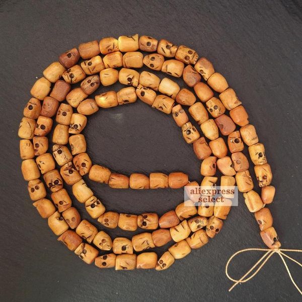 other natural tibetan cattle bone hand carved skull 108 beads mala skeleton bracelet men or women buddhist prayer dropship
other natural tibetan cattle bone hand carved skull 108 beads mala skeleton bracelet men or women buddhist prayer dropship
