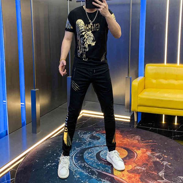 hoodies mode summer tiger gold net red trend short europe beautiful season fried leisure male tender, Black
hoodies mode summer tiger gold net red trend short europe beautiful season fried leisure male tender, Black