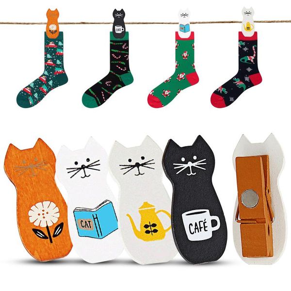 bag clips 1# 4-piece mini wooden cute cat clip memo folder bookmark refrigerator sticker travel scrapbooking acessories art
bag clips 1# 4-piece mini wooden cute cat clip memo folder bookmark refrigerator sticker travel scrapbooking acessories art