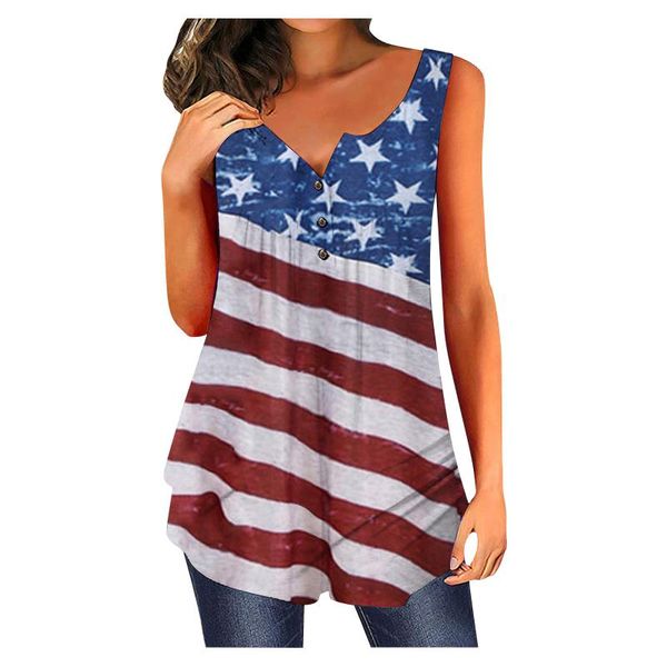 women's t-shirt women t shirt independence day stars prints o-neck button summer sleeveless loose tee plus size vest tank poleras, White
women's t-shirt women t shirt independence day stars prints o-neck button summer sleeveless loose tee plus size vest tank poleras, White