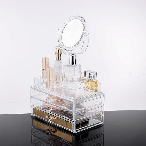storage boxes & bins multi-purpose mirror creative cosmetics box transparent acrylic makeup lipstick finishing dresser table top
storage boxes & bins multi-purpose mirror creative cosmetics box transparent acrylic makeup lipstick finishing dresser table top