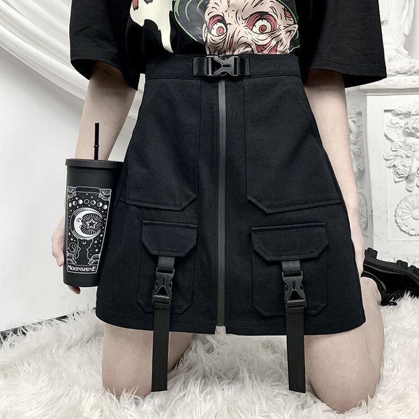 skirt summer a-line mini punk bag buckle harajuku grunge cargo black high waist streetwear gothic women skirts
skirt summer a-line mini punk bag buckle harajuku grunge cargo black high waist streetwear gothic women skirts