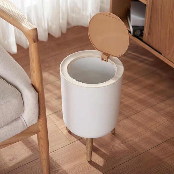 waste bins high foot imitation wood dustbin with lid living room toilet kitchen pressing trash can household nordic style desktop
waste bins high foot imitation wood dustbin with lid living room toilet kitchen pressing trash can household nordic style desktop
