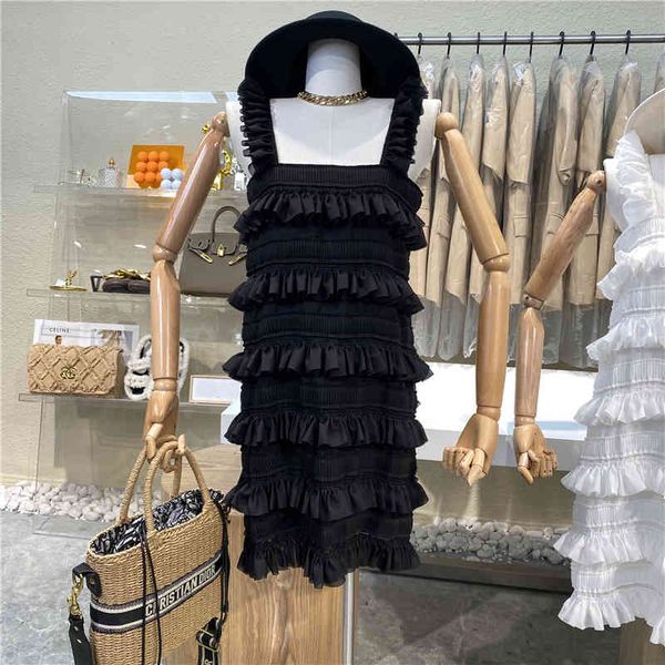 sweet summer women black elegant temperament strap spaghetti ruffles off shoulder dress fashion beach prom 16w998 210510, Black;gray
sweet summer women black elegant temperament strap spaghetti ruffles off shoulder dress fashion beach prom 16w998 210510, Black;gray