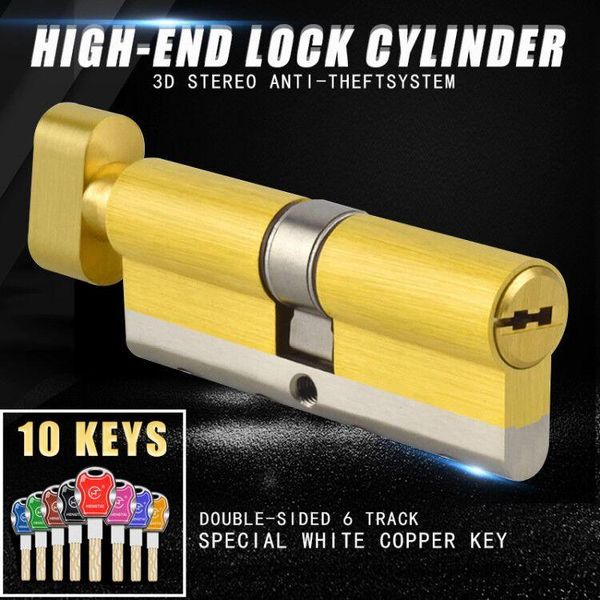 65-100mm door lock cylinder single sided blade break anti stainless steel bar brass super c class snake groove core 10 key smart
65-100mm door lock cylinder single sided blade break anti stainless steel bar brass super c class snake groove core 10 key smart