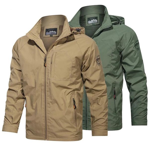 men's jackets spring men jacket outdoor windbreaker hooded coat trekking hiking casual lightweight military thin 2021, Black;brown
men's jackets spring men jacket outdoor windbreaker hooded coat trekking hiking casual lightweight military thin 2021, Black;brown