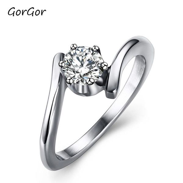 wedding rings gorgor women stainless steel mosaic zircon pattern irregular accessory engagement simplicity design rc-024, Slivery;golden
wedding rings gorgor women stainless steel mosaic zircon pattern irregular accessory engagement simplicity design rc-024, Slivery;golden