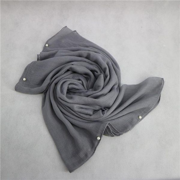 scarves plain viscose scarf with beads muslim white pearl hijab solid color islamic turban, Blue;gray
scarves plain viscose scarf with beads muslim white pearl hijab solid color islamic turban, Blue;gray