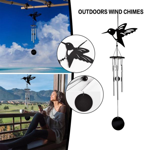 decorative objects & figurines wind chimes bells tubes metal windchime outdoor yard balcony garden home decor decoration #td
decorative objects & figurines wind chimes bells tubes metal windchime outdoor yard balcony garden home decor decoration #td