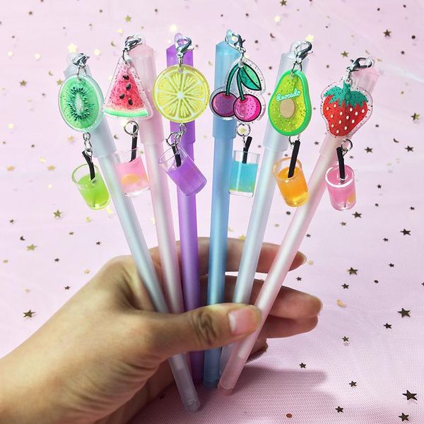 gel pens 36 pcs/lot creative fruit pendant pen cute 0.5 mm black ink signature promotional gift stationery school supplies
gel pens 36 pcs/lot creative fruit pendant pen cute 0.5 mm black ink signature promotional gift stationery school supplies