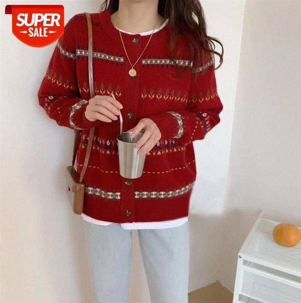 110158 women's cardigan college wind round neck contrasting pattern age-reducing sweater jacket #ie1k, Black;gray
110158 women's cardigan college wind round neck contrasting pattern age-reducing sweater jacket #ie1k, Black;gray