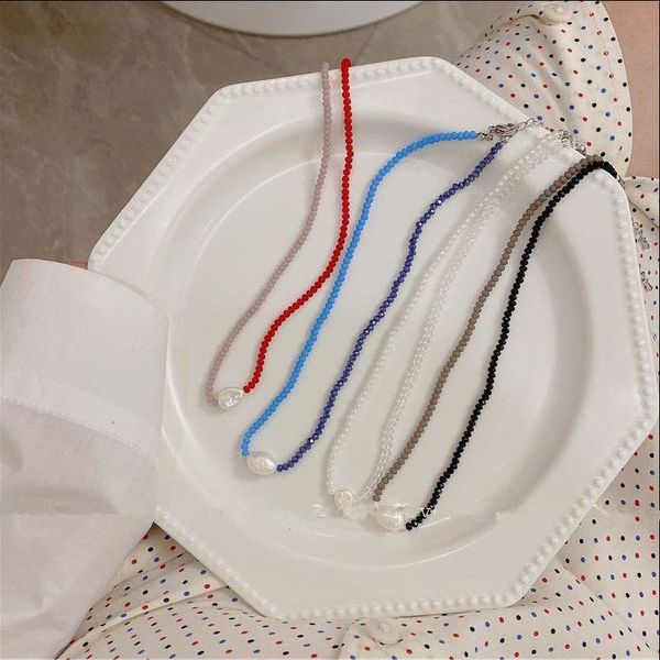 chokers aomu trendy vintage mininalist geometric round hit color splicing beaded irregular pearl necklace for women fashion jewelry, Golden;silver
chokers aomu trendy vintage mininalist geometric round hit color splicing beaded irregular pearl necklace for women fashion jewelry, Golden;silver