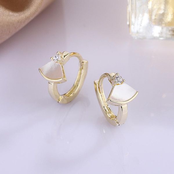 hoop & huggie fairy women's earrings fan style shell dazzling zircon gold color ear accessories trend 2021 fashion jewelry kce062, Golden;silver
hoop & huggie fairy women's earrings fan style shell dazzling zircon gold color ear accessories trend 2021 fashion jewelry kce062, Golden;silver