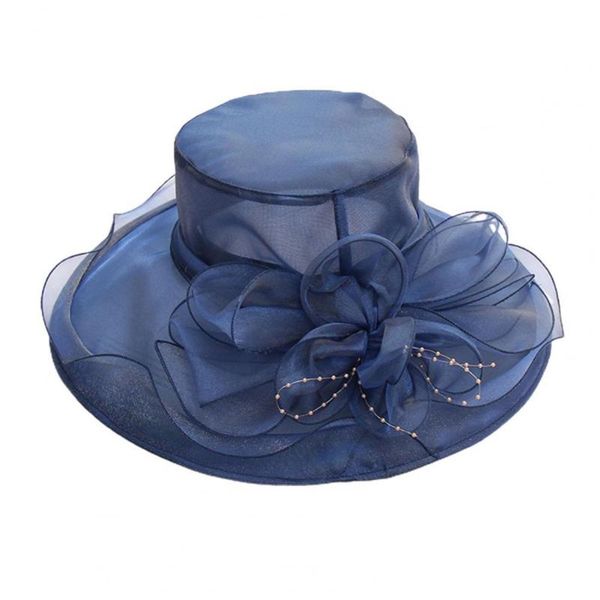 stingy brim hats hat foldable floral design net yarn ladies exquisite sun for travel, Blue;gray
stingy brim hats hat foldable floral design net yarn ladies exquisite sun for travel, Blue;gray