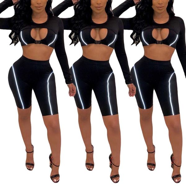 women's jumpsuits & rompers fadzeco women 2 piece outfits sweatsuit stripe hollow out long sleeve crop and bodycon short pants set romp, Black;white
women's jumpsuits & rompers fadzeco women 2 piece outfits sweatsuit stripe hollow out long sleeve crop and bodycon short pants set romp, Black;white