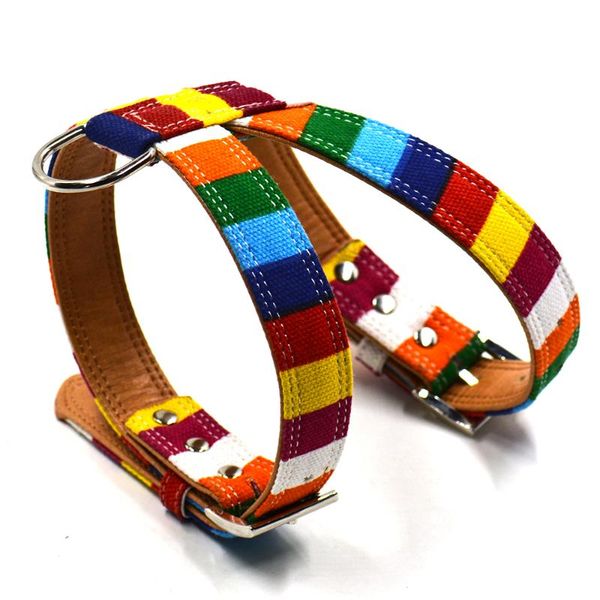 dog collars & leashes piece colorful canvas+pu leather pet harness accessories small
dog collars & leashes piece colorful canvas+pu leather pet harness accessories small