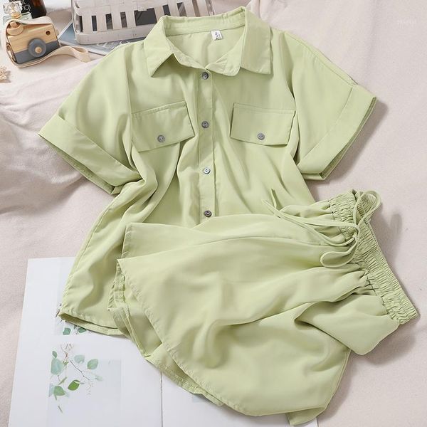 elegant two piece women pants sets 2021 fashion summer solid loose casual suit set female korean work clothes short feminino dress, White
elegant two piece women pants sets 2021 fashion summer solid loose casual suit set female korean work clothes short feminino dress, White