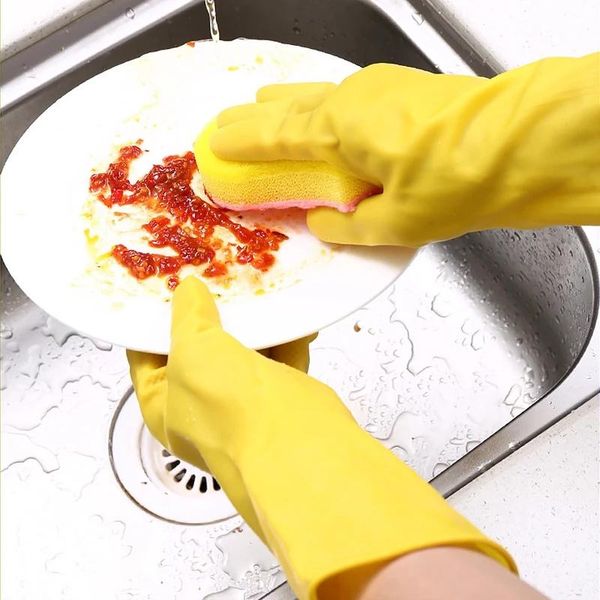 pair household long sleeve glove kitchen antiskid waterproof rubber dishwashing gloves dust scleaning disposable
pair household long sleeve glove kitchen antiskid waterproof rubber dishwashing gloves dust scleaning disposable