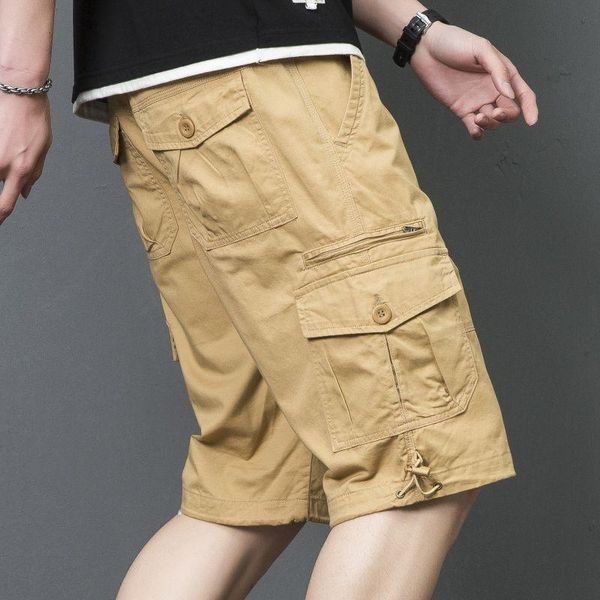 men's shorts summer casual cotton cargo men korean style loose multi-pocket worker mens brand home short pants, White;black
men's shorts summer casual cotton cargo men korean style loose multi-pocket worker mens brand home short pants, White;black