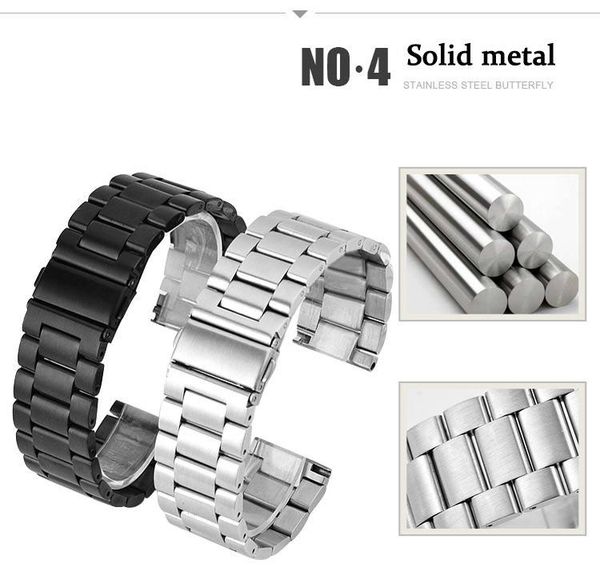 watch bands 316 solid stainless steel 22mm band 20mm strap 18mm watchband, Black;brown
watch bands 316 solid stainless steel 22mm band 20mm strap 18mm watchband, Black;brown