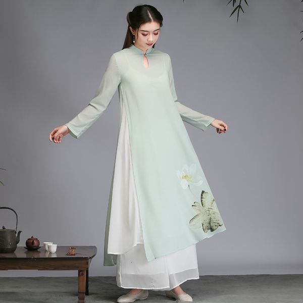two piece dress woman cheongsam hanfu set chinese dance costumes oriental national fairy princess vintage 2 suit tang 1do3, White
two piece dress woman cheongsam hanfu set chinese dance costumes oriental national fairy princess vintage 2 suit tang 1do3, White