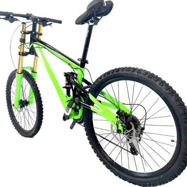 kalosse dh bicycle 165mm travel full suspension 26 inch downhill mountain bike 24/27/30 speed mtb 26*2.35 tires bikes
kalosse dh bicycle 165mm travel full suspension 26 inch downhill mountain bike 24/27/30 speed mtb 26*2.35 tires bikes