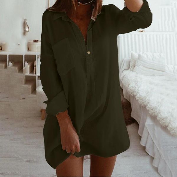 women's blouses & shirts vintage women turn-down collar long sleeve pockets solid cotton linen loose shirt blusas y camisas chemise, White
women's blouses & shirts vintage women turn-down collar long sleeve pockets solid cotton linen loose shirt blusas y camisas chemise, White