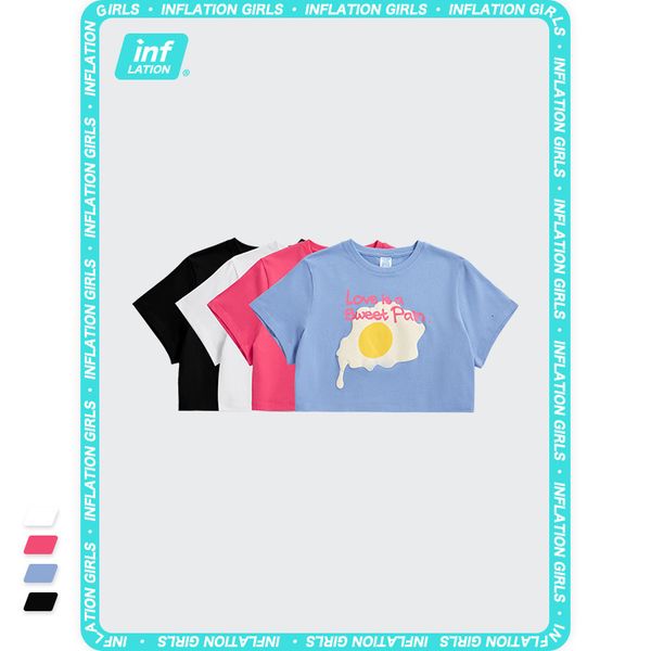 t shirt inf women's clothing - spring / summer 2021 net red egg print short navel revealing thin sleeve, White
t shirt inf women's clothing - spring / summer 2021 net red egg print short navel revealing thin sleeve, White