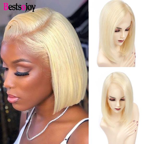 sojoy straight blonde 613 bob wig lace front human hair wigs 13x4 hd, Black;brown
sojoy straight blonde 613 bob wig lace front human hair wigs 13x4 hd, Black;brown